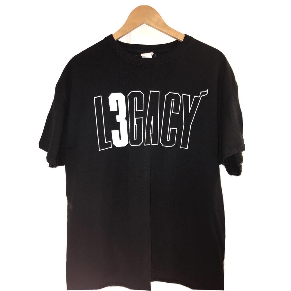 Miami Heat Dwyane Wade Legacy Black Final Home Game T Shirt Xl Retirement Tour